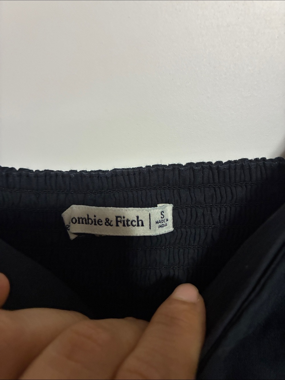 Abercrombie and fitch size S Black Square-Neck Puff Sleeve Mini Dress - Picture 5 of 6